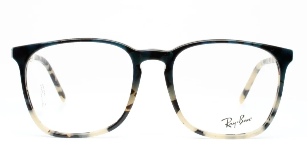 RAY-BAN RB5387 5872 Blue Gradient Havana Beige Womens Eyeglasses 54-18-150 B:45 2