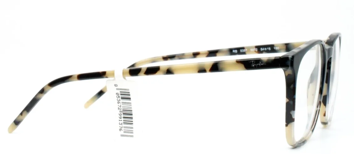 RAY-BAN RB5387 5872 Blue Gradient Havana Beige Womens Eyeglasses 54-18-150 B:45 4