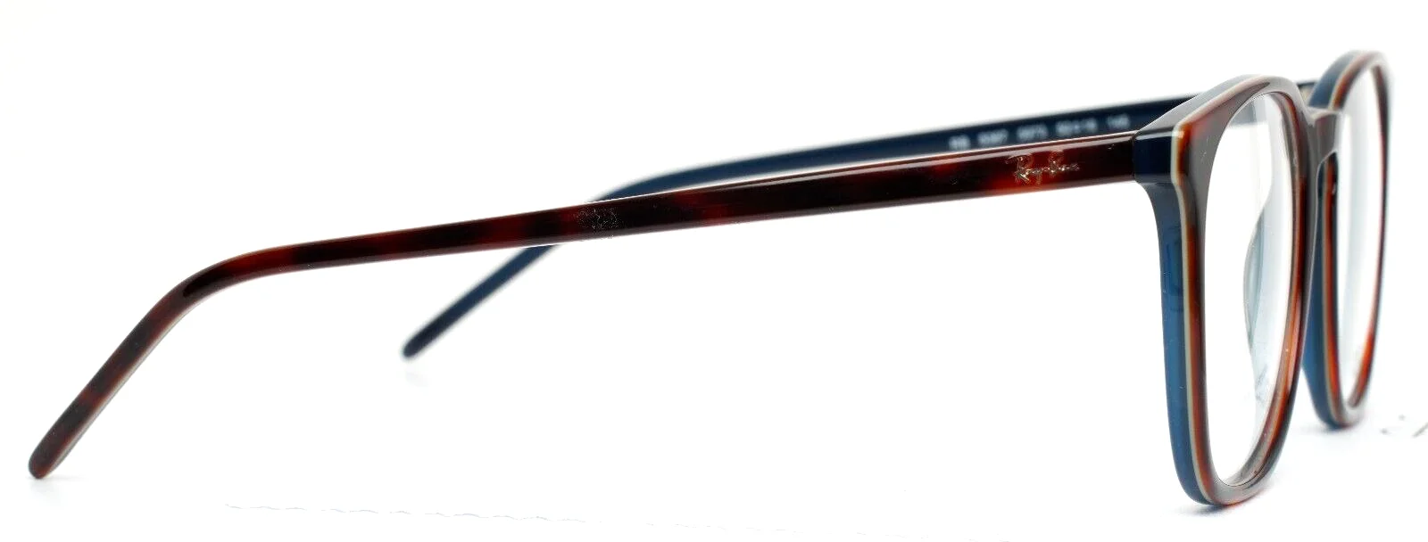 RAY BAN RB5387 5973 Red Havana Womens Square Eyeglasses 52-18-145 B:45 4