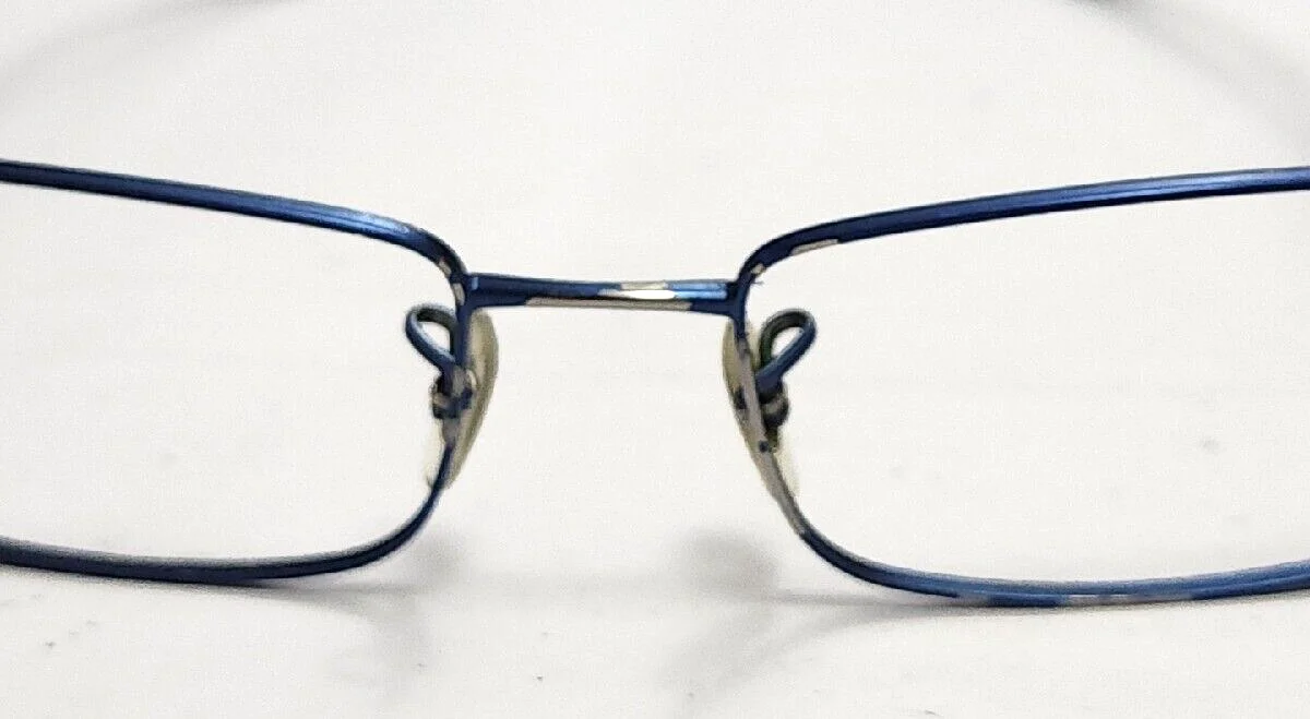 Ray Ban RB6286 2510 Blue Rectangle Eyeglasses Frame 54-17 140 Paint Peel 3