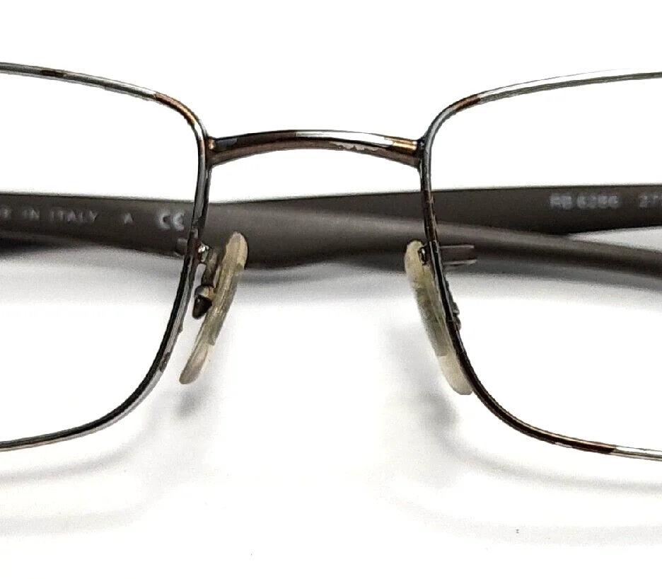 Ray Ban RB6286 2759 Brown Silver Rectangle Eyeglasses Frame 52-17 140 Paint Peel 3