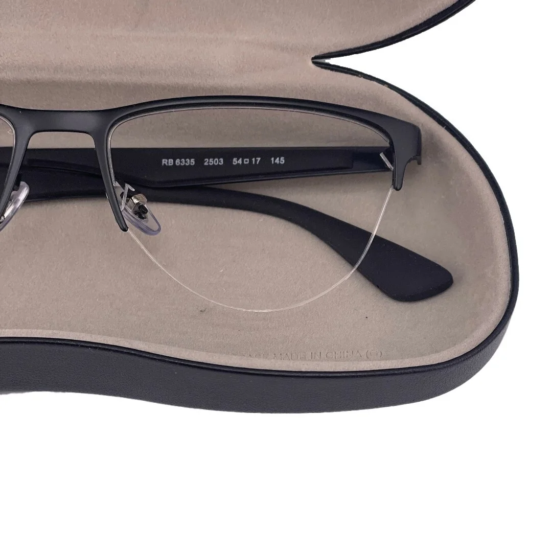 RAY BAN RB6335 2503 MATTE BLACK 54-17-145 EYEGLASSES BRAND NEW 2
