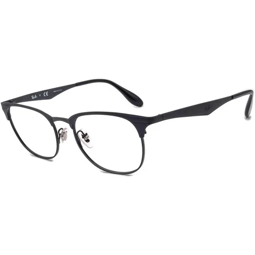 Ray Ban RB6346 2904 Black Metal Eyeglasses Frame 52-19 145 Prescription 3