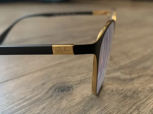 RAY BAN RB6355 2994 Matte Black /Gold 50-20 145 Unisex Eyeglasses Frames only 3