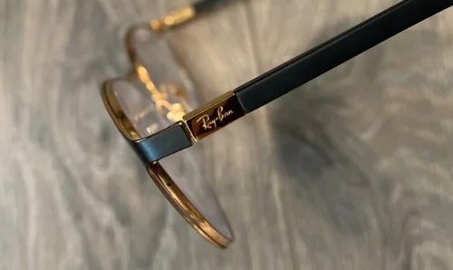 RAY BAN RB6355 2994 Matte Black /Gold 50-20 145 Unisex Eyeglasses Frames only 4