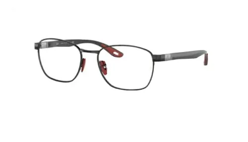 Ray Ban RB6480M SCUDERIA FERRARI F009 Black / Demo Lens 52mm Men