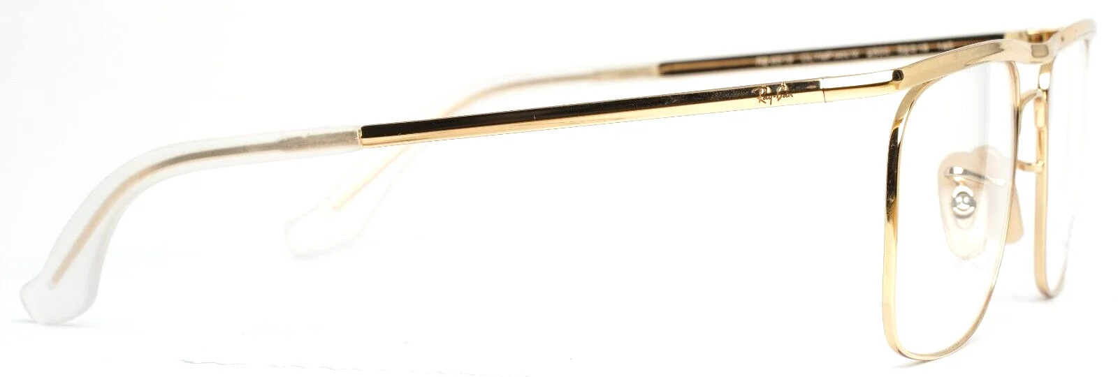 RAY BAN RB6519 Olympian IX 2500 Gold Mens Aviator Full Rim Eyeglasses 52-18-140 4