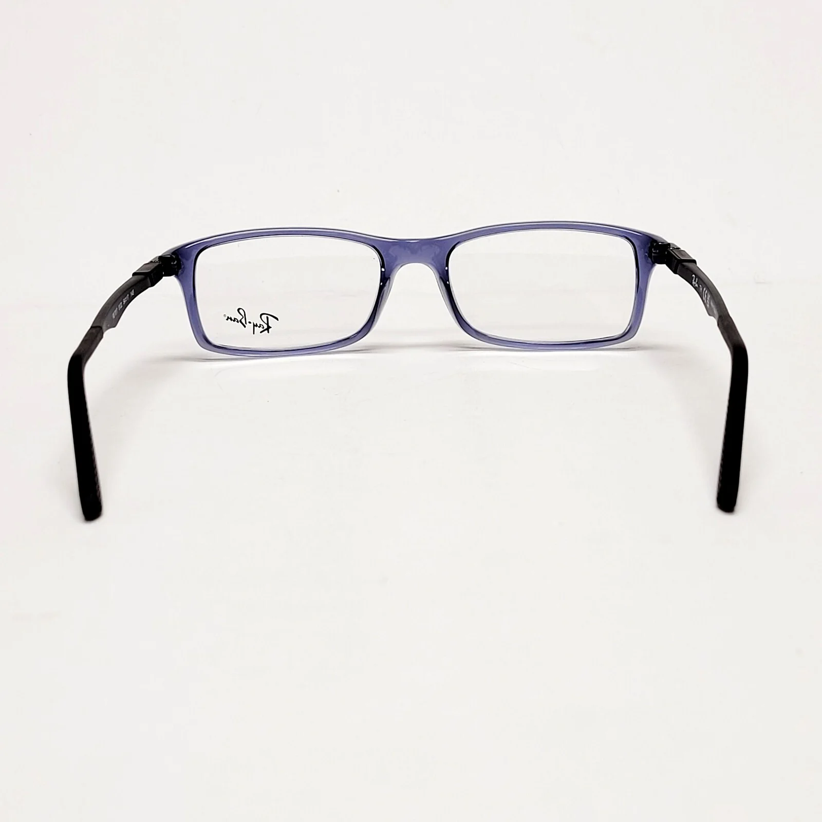 Ray Ban RB7017 Eyeglass Frames Rectangle Full Rim Eyewear Blue 54-17 145 mm 4