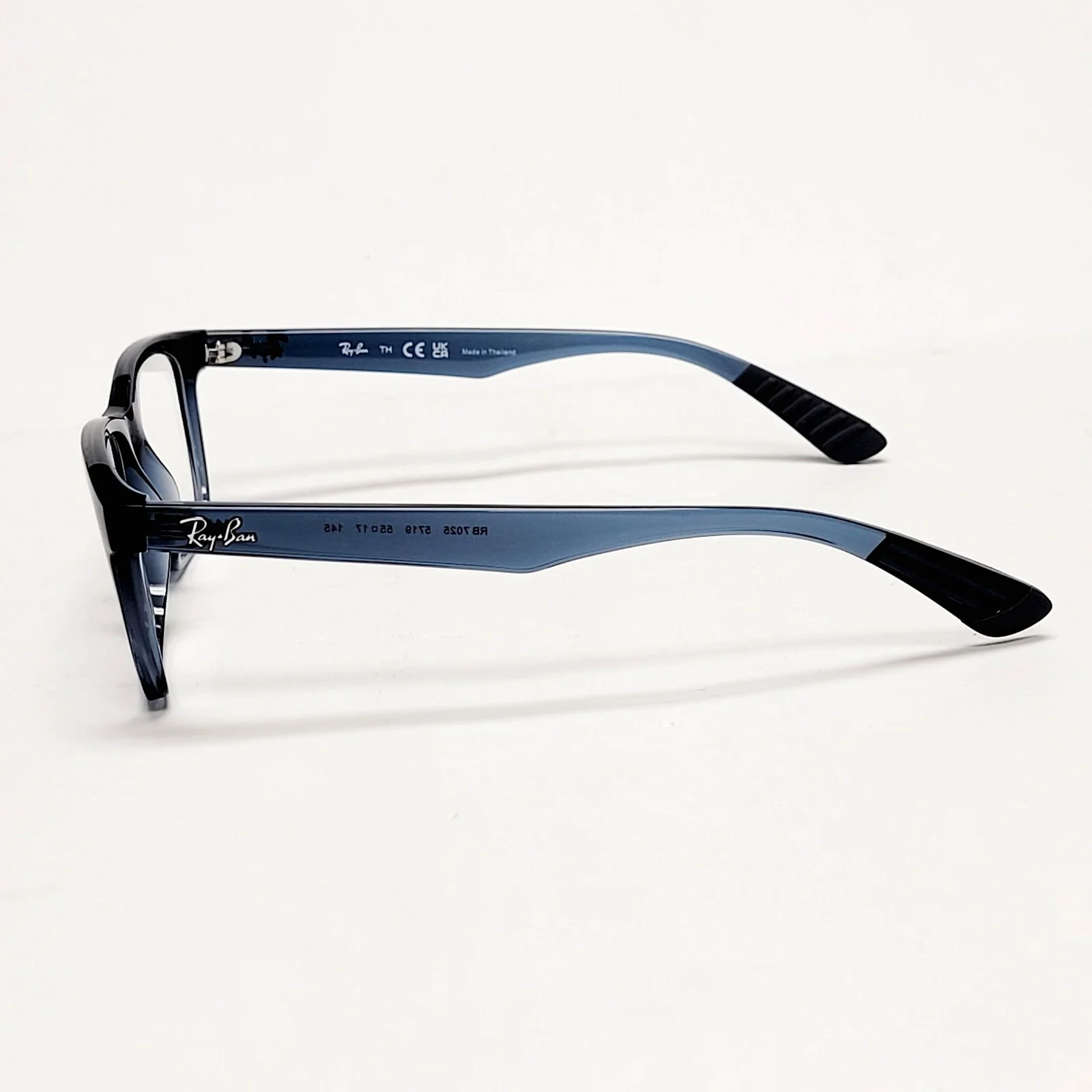 Ray Ban RB7025 Eyeglass Frames Rectangle Full Rim Eyewear Grey Blue 55-17 145mm 3