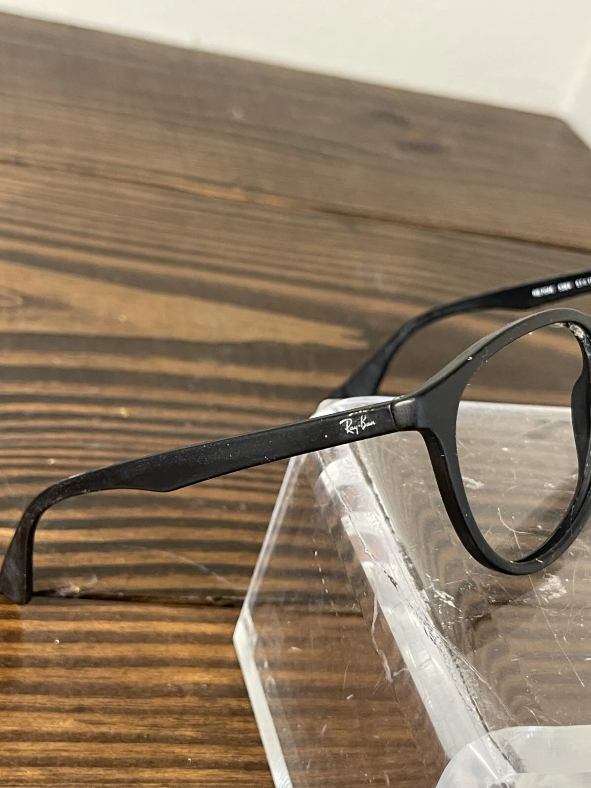 Ray-Ban RB7046 5364 Eyeglasses Round Black Full Rim Frames 51-18-140 2