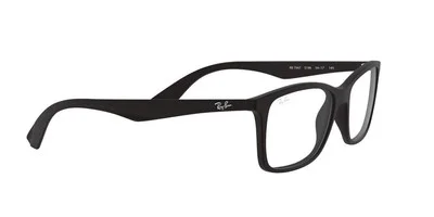 Ray Ban RB7047 5196 Authentic Eyeglasses Matte Black 54-17-145 Brand New 2
