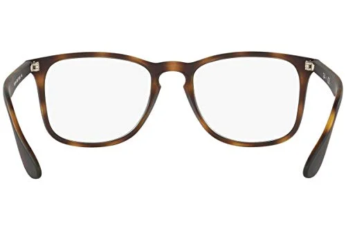 Ray-Ban RB7074 Unisex Matte Black Rubber Frames Square Eyeglasses 52-18-145 4