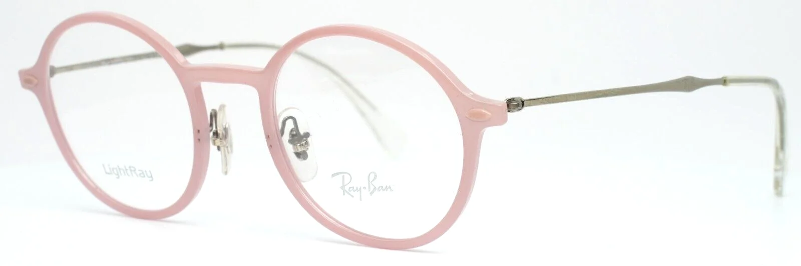 RAY BAN RB7087 5639 Pink Womens Round Full Rim Eyeglasses 46-21-140 B:44