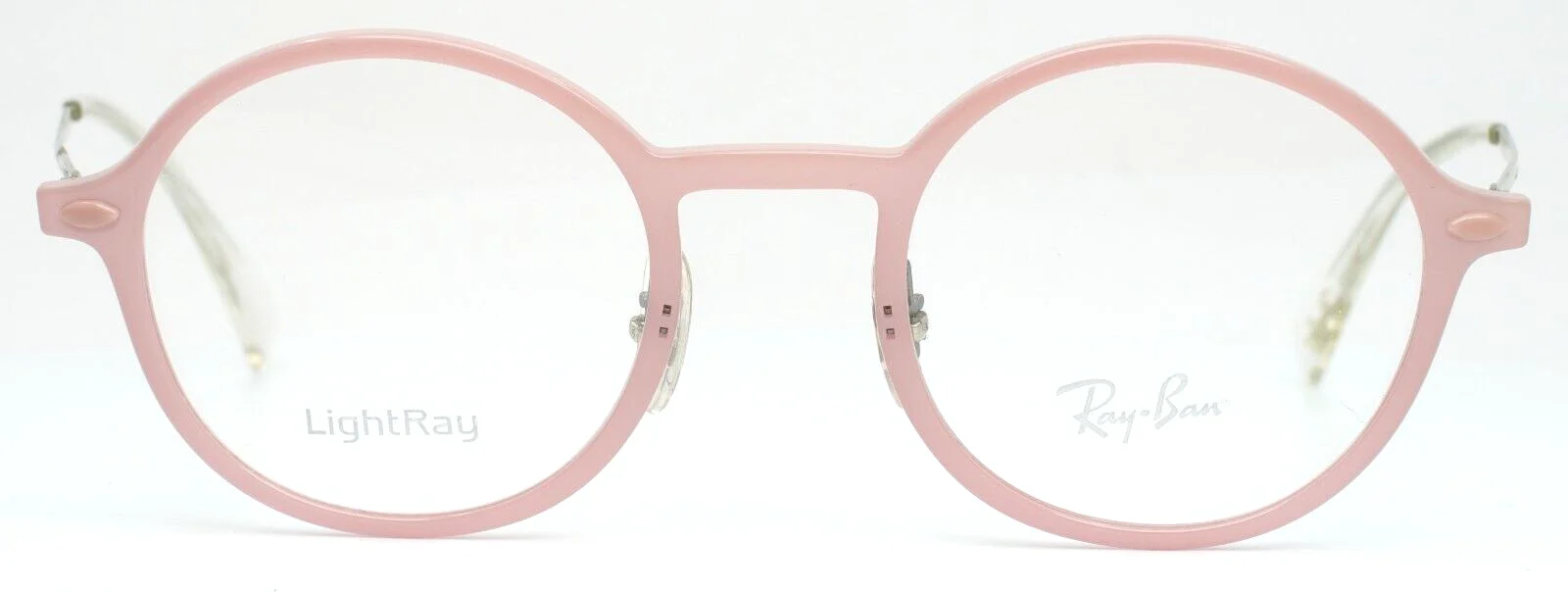 RAY BAN RB7087 5639 Pink Womens Round Full Rim Eyeglasses 46-21-140 B:44 2