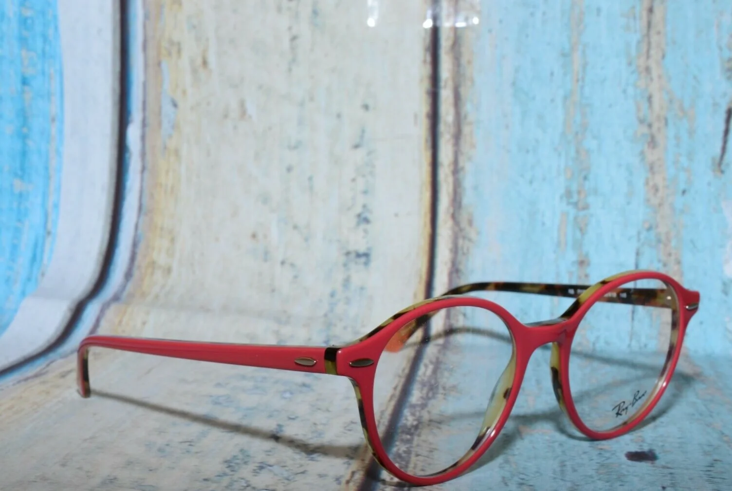 Ray-Ban RB7118 5714 Round Pink Havana Womens Eyeglasses 50mm