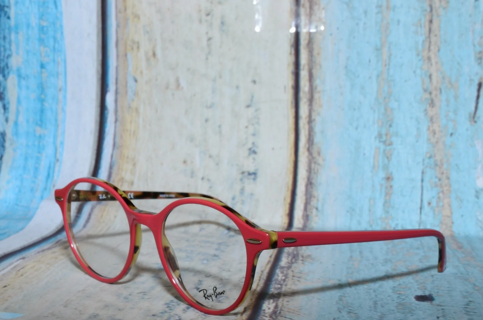 Ray-Ban RB7118 5714 Round Pink Havana Womens Eyeglasses 50mm 3