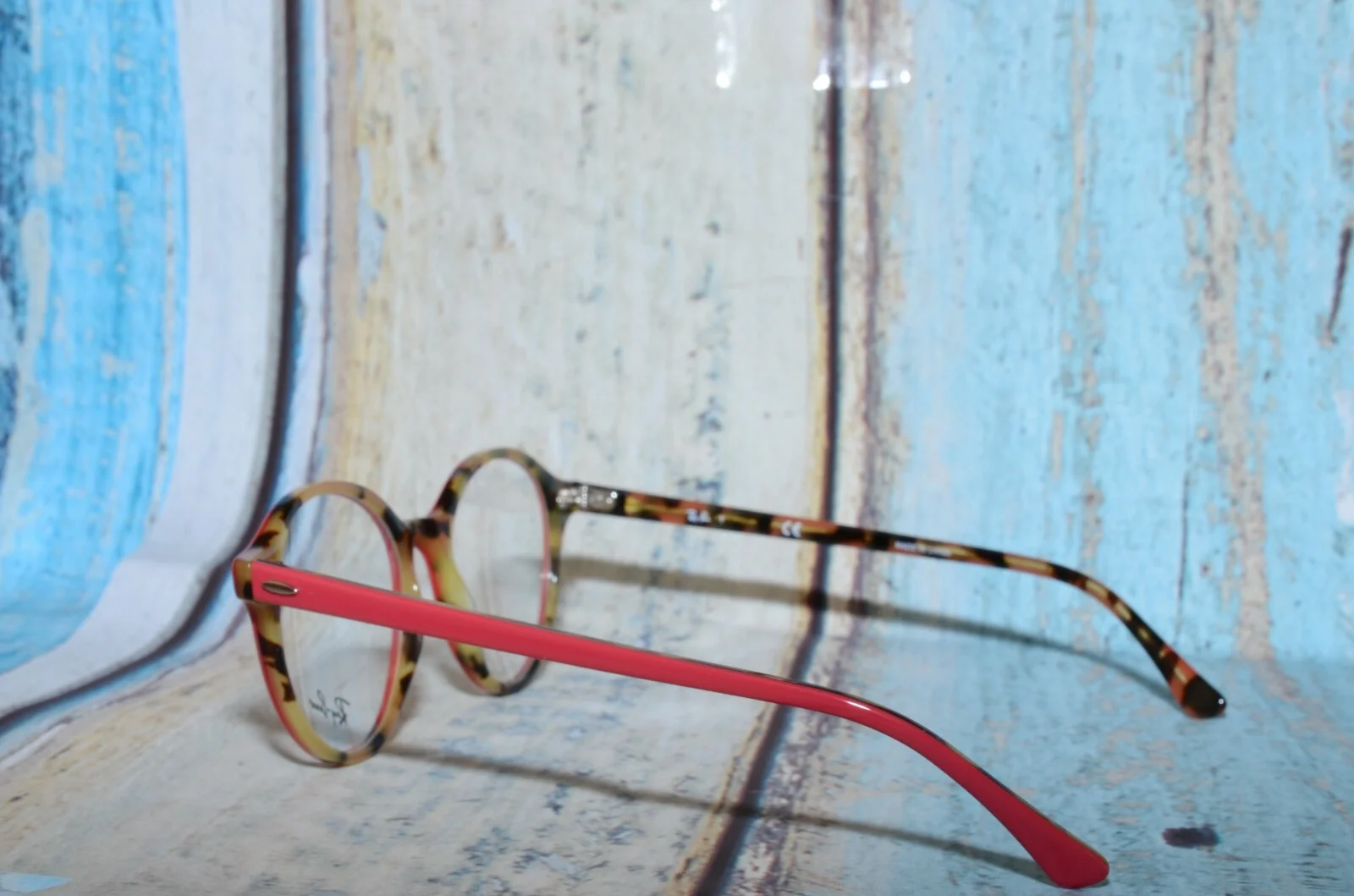 Ray-Ban RB7118 5714 Round Pink Havana Womens Eyeglasses 50mm 4