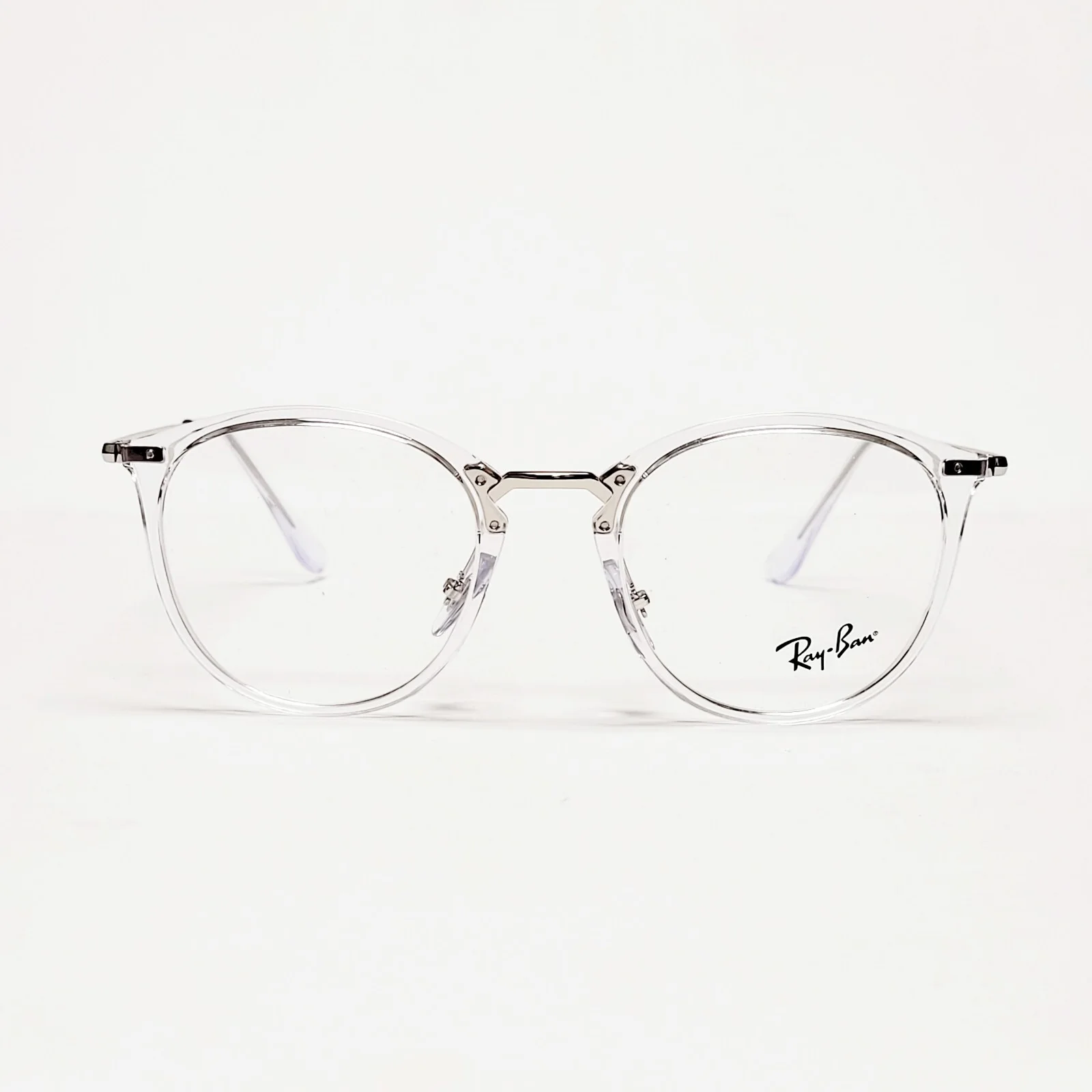Ray Ban RB7140 Eyeglass Frames Round Phantos Eyewear Transparent 51-20 150mm