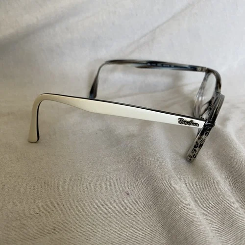 Ray-Ban RB7151 5801 50 Eyeglasses Hexagonal Optics Polished Striped Blue Gray 3