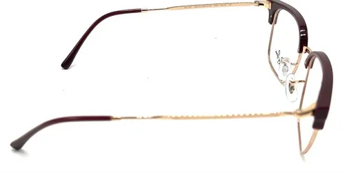 Ray Ban RB7216 Clubmaster Eyeglasses Frames 8209 Bordeaux Red Black 49-20-145mm 4
