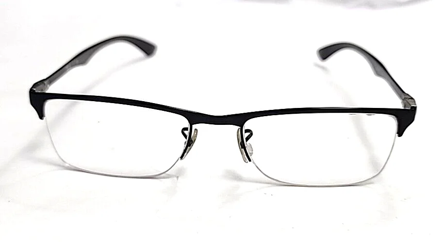 Ray Ban RB8413 2503 Black Carbon Fiber Eyeglasses Frame 52-18 145 2
