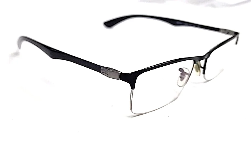 Ray Ban RB8413 2503 Black Carbon Fiber Eyeglasses Frame 52-18 145 3