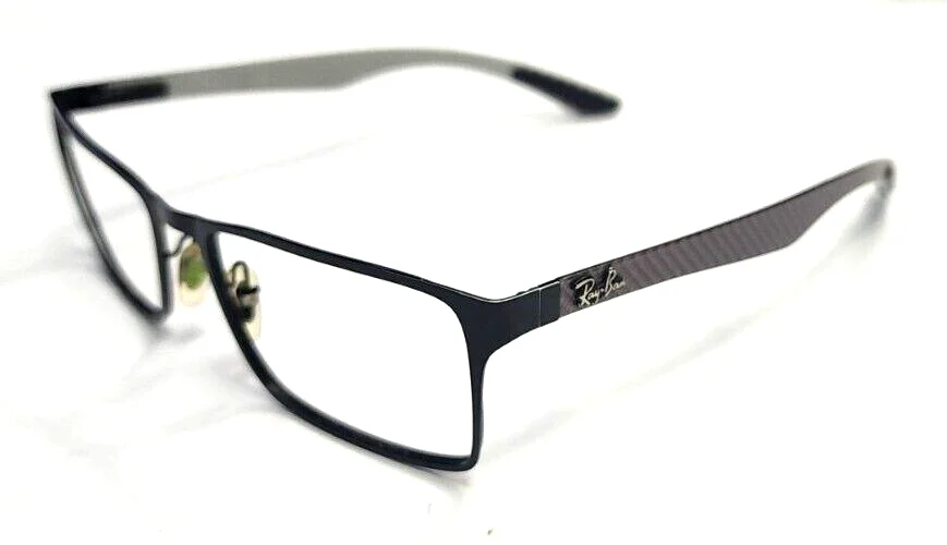Ray Ban RB8415 2503 Black Carbon Fiber Eyeglasses Frame 53-17 145