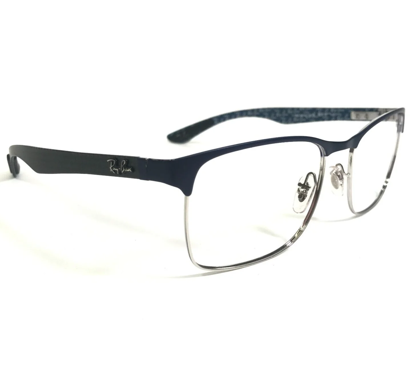 Ray Ban RB8416 3016 Blue Carbon Fiber Eyeglasses Frame 53-17 145 No Nose Pad 3