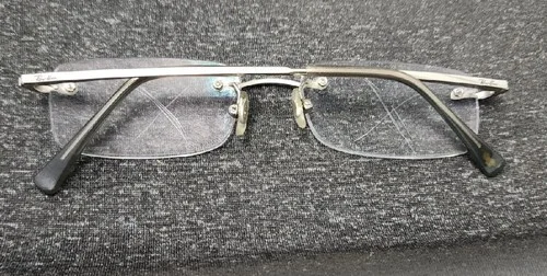 Ray Ban RB8501 1002 Gunmetal Rimless Eyeglasses *Frame 50-17 135 *No Lenses VG 4