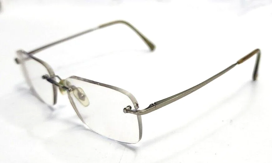 Ray Ban RB8502 1003 Gunmetal Rimless Eyeglasses Frame 52-17 140