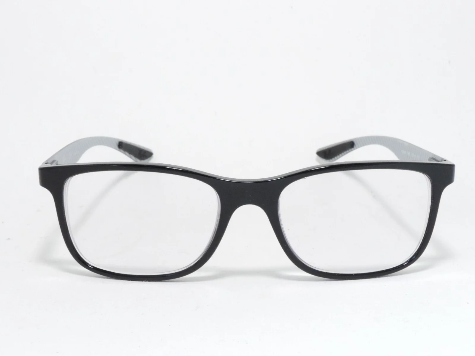 RAY-BAN RB8903 FULL RIM RECTANGLE CARBON FIBRE EYEGLASS FRAMES 5681 BLACK 55-18