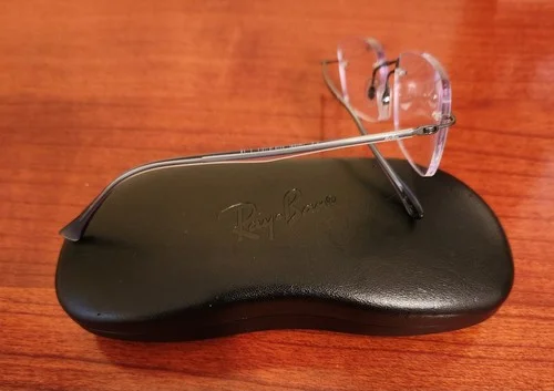 Ray Ban Rimless Titanium Eyeglasses Frame 4