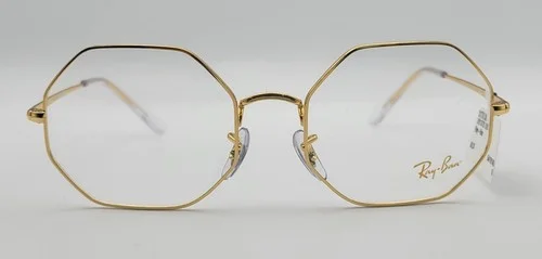Ray Ban RX1972V Legend Gold Octagon Unisex Eyeglass Frames 54-19-145 2