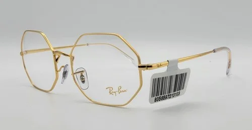 Ray Ban RX1972V Legend Gold Octagon Unisex Eyeglass Frames 54-19-145 3