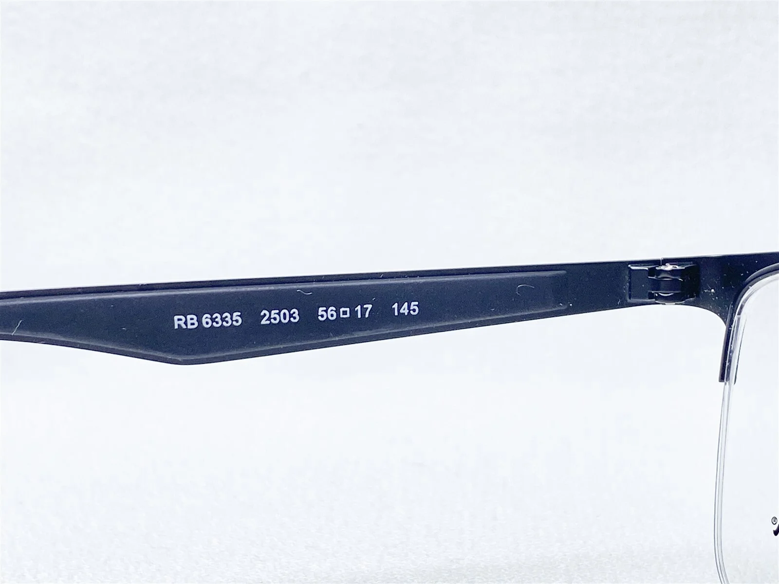 Ray Ban RX6335 2503 Matte Black / Demo Lens 56mm Eyeglasses RB6335 4