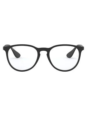 Ray-Ban RX7046 Erika Rubber Black 51-18-140 Round Full Rim Eyeglasses Frames
