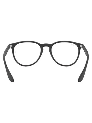 Ray-Ban RX7046 Erika Rubber Black 51-18-140 Round Full Rim Eyeglasses Frames 3