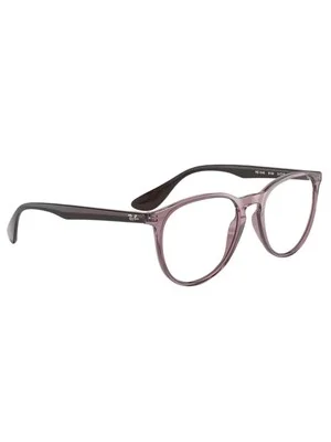 Ray-Ban RX7046 Erika Transparent Violet 51-18-140 Phantos Full Rim Eyeglasses 2