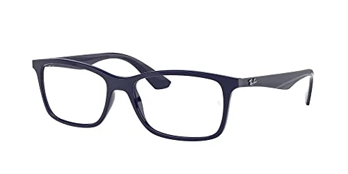 Ray-Ban RX7047 Blue 56-17-145 Square Full Rim Unisex Eyeglasses Frames