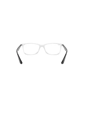 Ray-Ban RX7047 Transparent Black 56-17-145 Square Full Rim Eyeglasses Frames 3