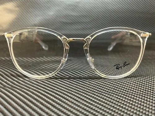 RAY BAN RX7140 2001 Transparent Phantos 49 mm Unisex Eyeglasses 2