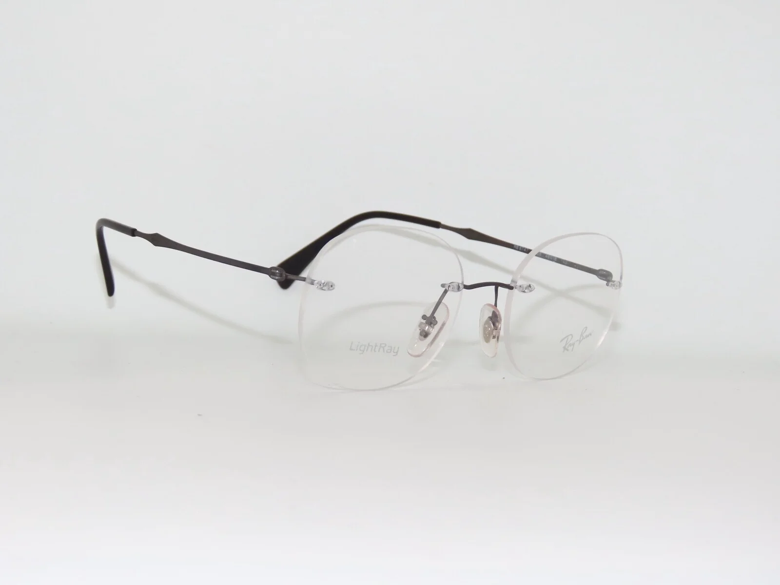Ray Ban RX8747 1128 48 Matte Gunmetal Rimless Eyeglasses Rayban 8747 3