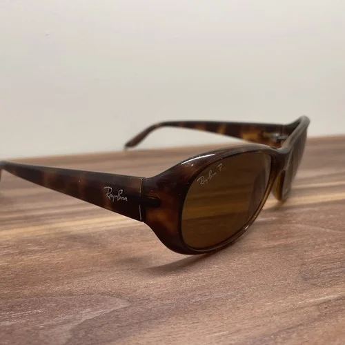 RAY BAN Sunglasses Eye Glasses FRAME Made In Italy - Tortoise Shell
