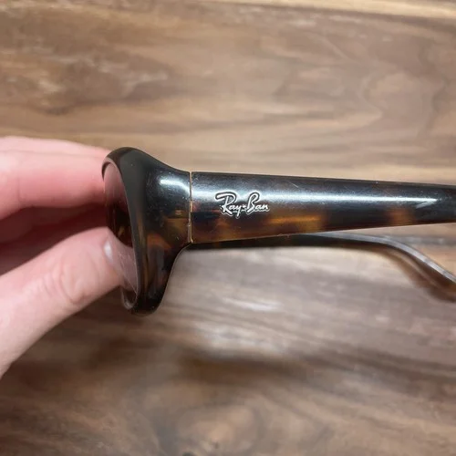 RAY BAN Sunglasses Eye Glasses FRAME Made In Italy - Tortoise Shell 3