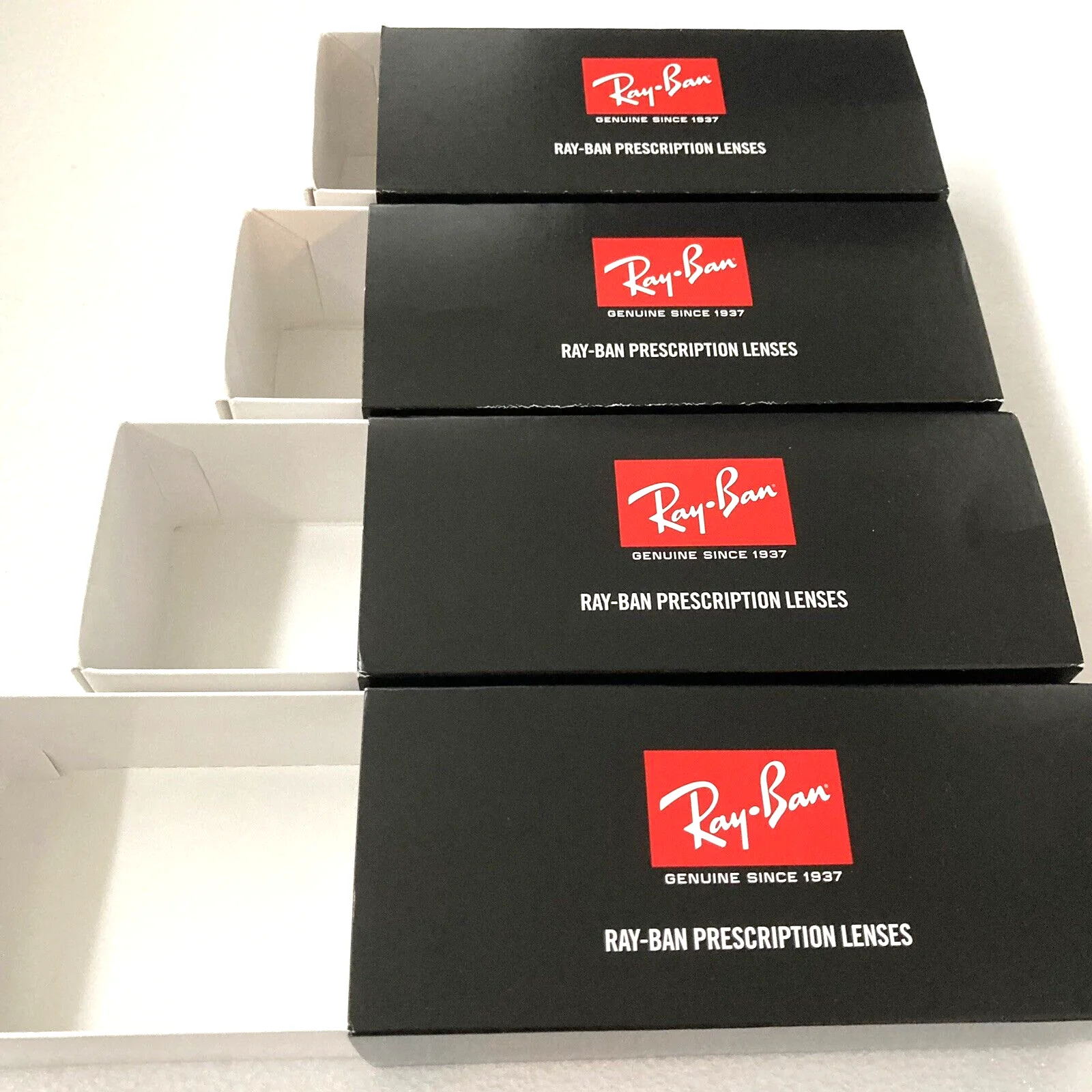 Ray Ban Sunglasses Eyeglasses ~ Reseller Lot of 4 ~ Empty Storage or Gift Boxes 2