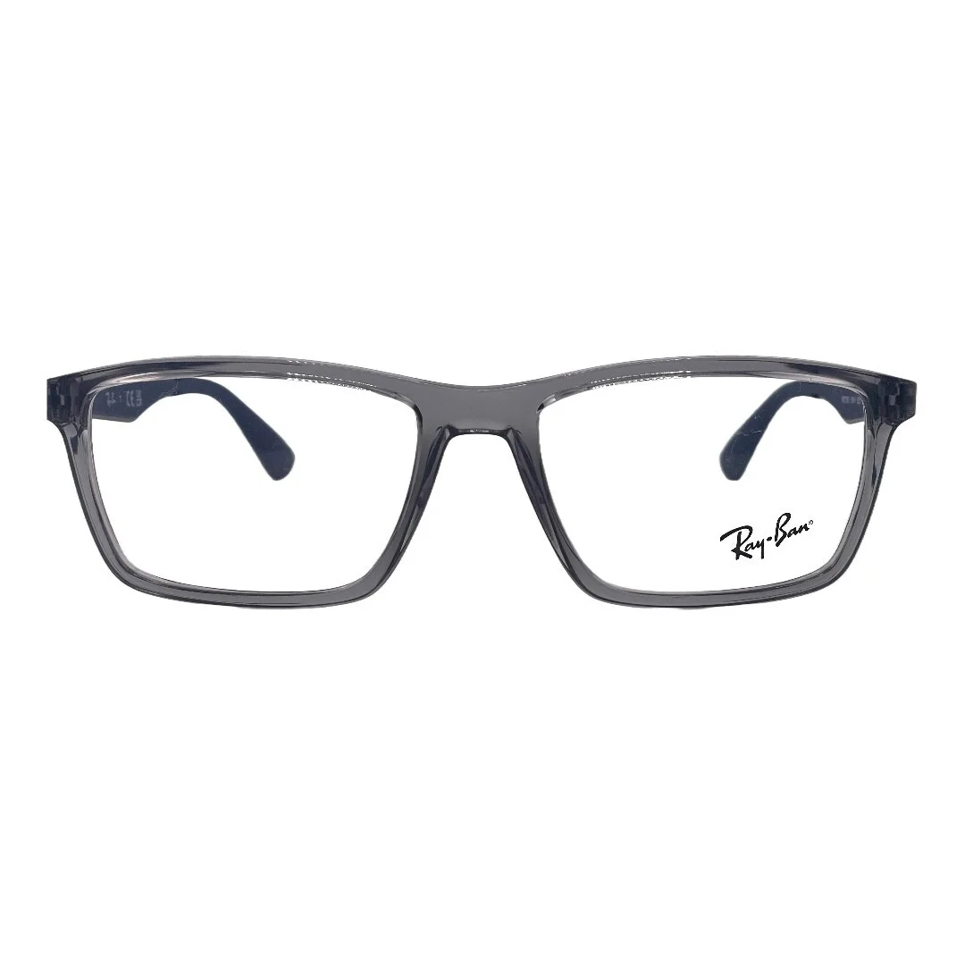 Ray-Ban Transparent Gray Eyeglasses Frames 53mm 17mm 145mm - RB7056 5814