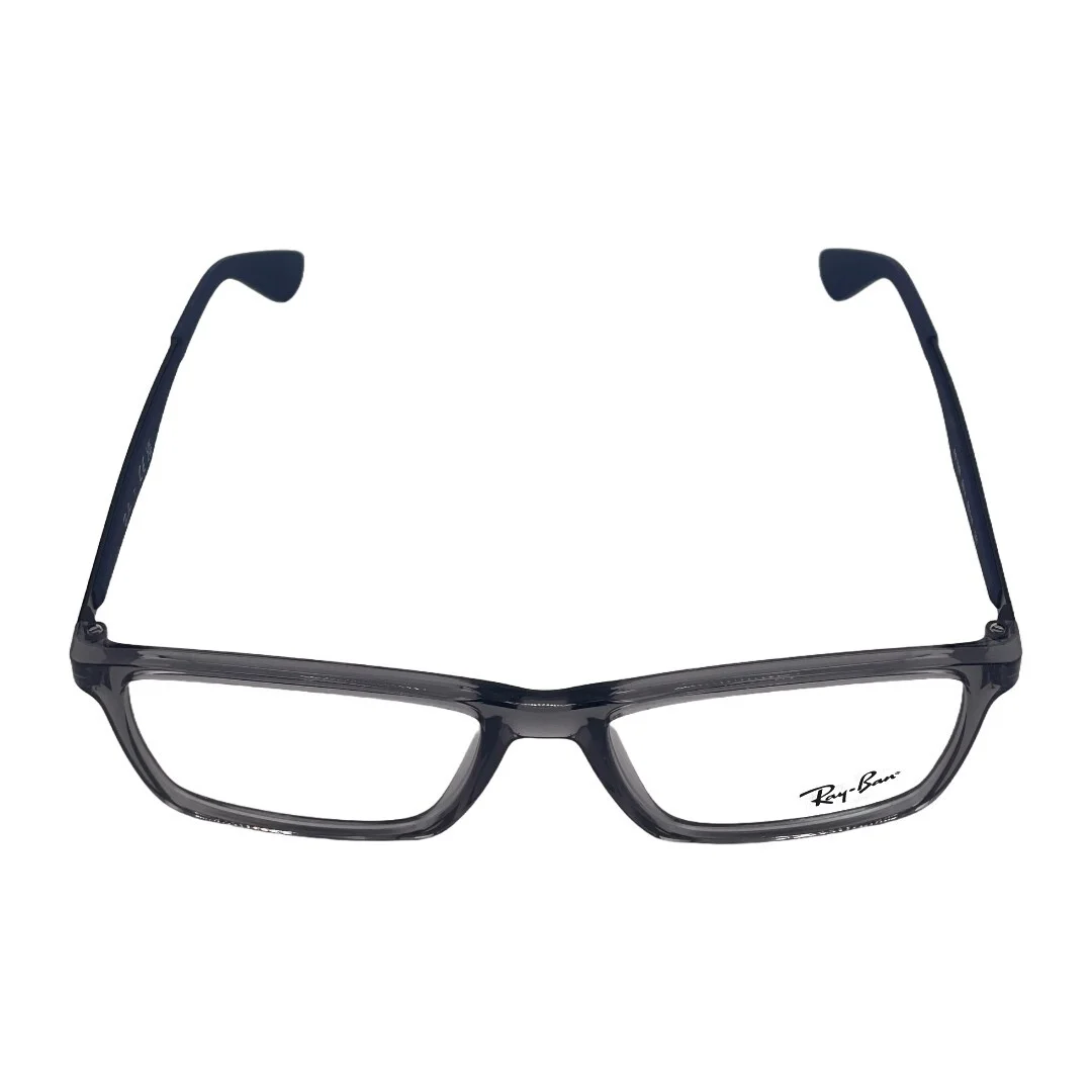 Ray-Ban Transparent Gray Eyeglasses Frames 53mm 17mm 145mm - RB7056 5814 3
