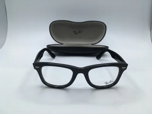Ray-Ban WAYFARER EASE Unisex Black Frame Demo Lens Square Eyeglasses 50MM