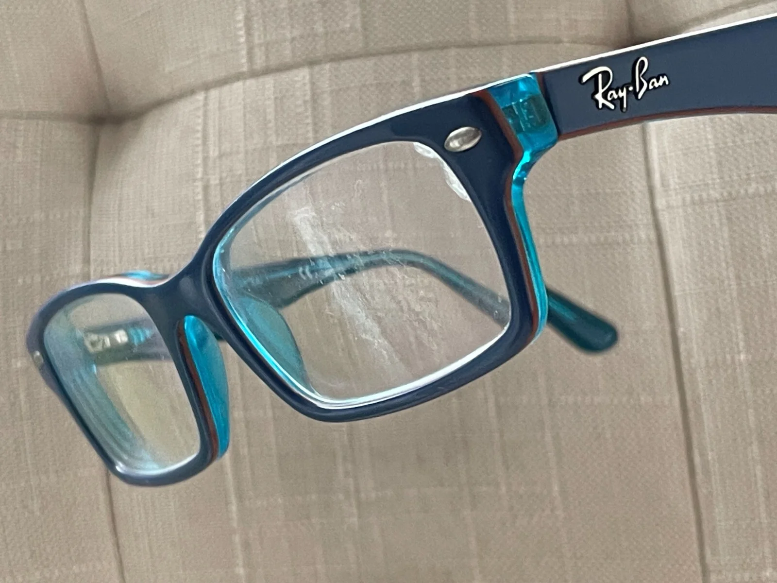 Ray-Ban Women Eyeglasses Frame Blue RB1530 48[]16 130 for small face