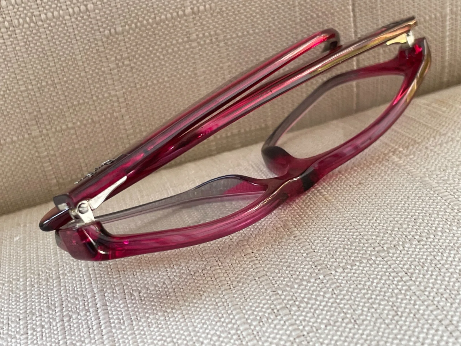 Ray-ban Women Eyeglasses Frame Double Tone Reddish Purple for small Face RB1531 4